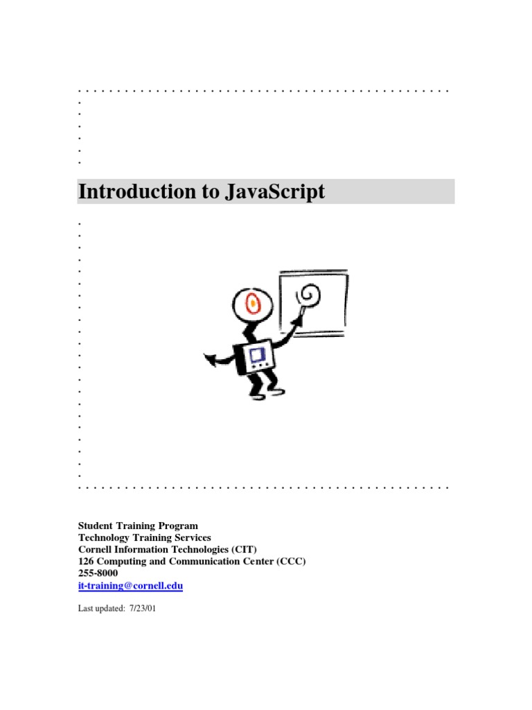 Introduction To Java Scripts | PDF | Java Script | Html Element
