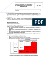 Taller 06 HACCP - ANALISIS DE PELIGROS