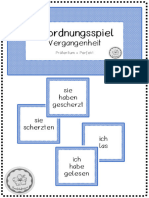 Zuordnungsspiel Mitvergangenheit