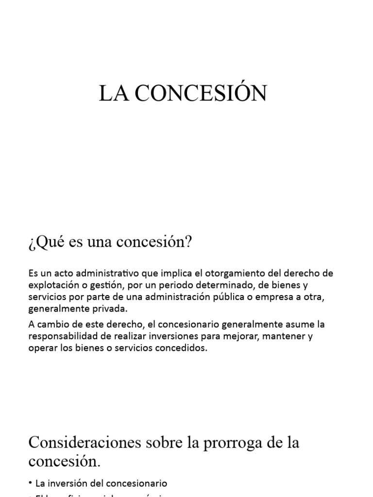 Guía sobre concesiones administrativas | PDF | Finanzas y dinero