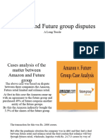 Amazon and Future Group Disputes Presentation