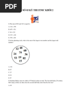 ITMC - ĐỀ SỐ 03 KỲ THI ITMC KHỐI 2