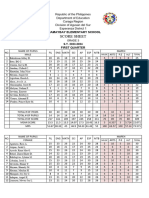 Score Sheet Mps