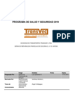 An-OC-SGI-ALL-C007 Programa de Seguridad y Salud Ocupacional - TRANSVEC LTDA