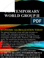 Contemporary World Group II