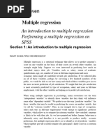 Multiple Regression in SPSS