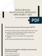 Materi Penyusunan DPTb dan dpk Pemilu 2024