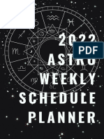 Astro Weekly Schedule Planner
