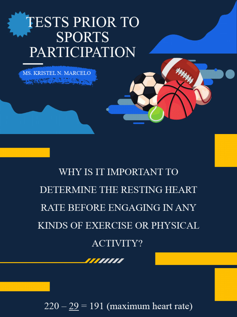Pre-Exercise Heart Rate & Fitness Guidelines | PDF | Tournament | Body ...
