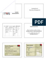 Lesson 1 Introduction To Operations Management