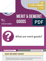 Merit and Demerit Goods