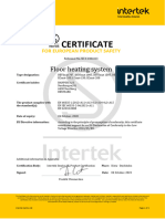 devi intertek certificate