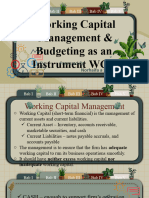 Working Capital Management & Budgeting As An Instrument WCM: Bab I Bab II Bab Iii Bab IV Bab V