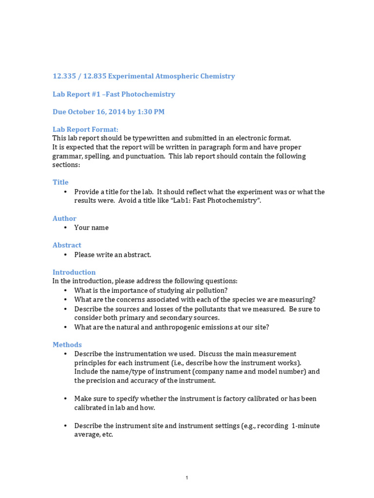 MIT12 335F14 Lab1-Report | PDF | Calibration | Earth Sciences