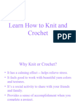 Knitting and Crocheting