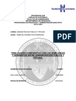 Cuadro Comparativo de Las Difercncias y Semejanzas de La Admo. Pública y Privada Tisbe