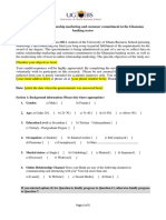 Sample Quantitative Questionnaire