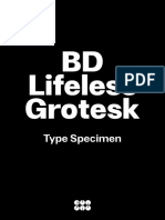 BDLifelessGrotesk TypeSpecimen