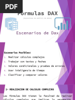 Escenarios de DAX en Power Pivot