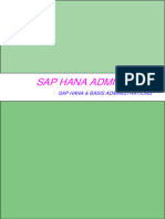 Sap Hana Admin