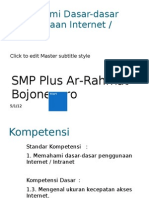 Memahami Dasar-Dasar Penggunaan Internet Atau Intranet