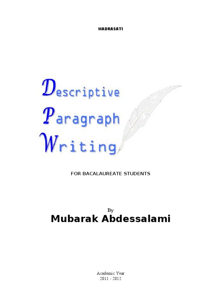 Mastering Descriptive Paragraphs | PDF | Vocabulary | Paragraph