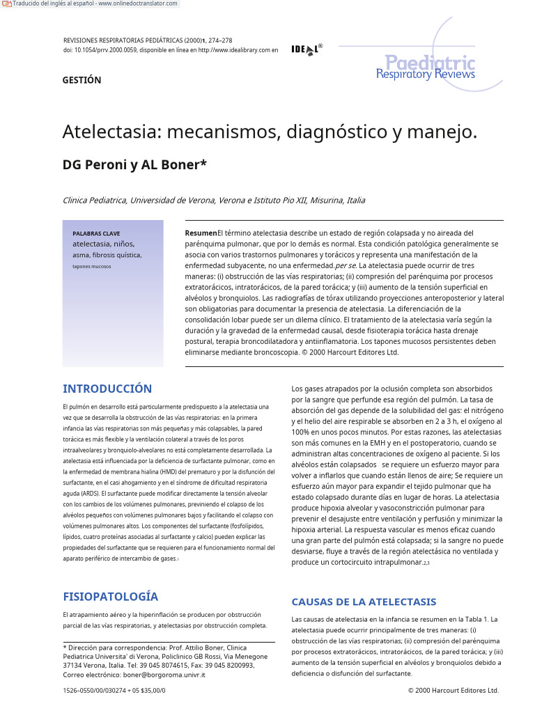 23.12.23. Atelectasis. Mechanisms, Diagnosis and Management (Review ...