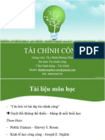 Chương 1 - Tổng Quan Về Tài Chính Công