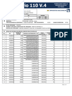 Formulario 110 V.4: Formulario para La Presentacion de Facturas