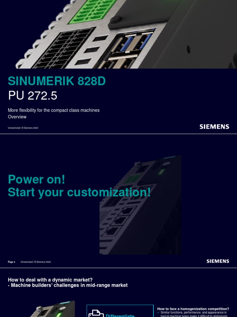 Sinumerik 828d Pu272.5 - Overview | Download Free PDF | Programmable ...