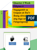 Fil 6-Nagagamit sa usapan at iba_t -ibang sitwasyon ang mga uri ng pangungusap