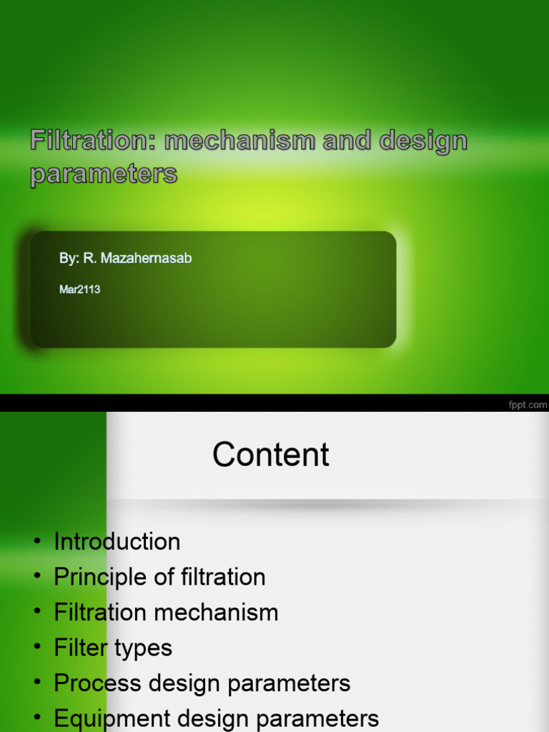Filtrationmechanismanddesignparameters 130624083417 Phpapp01 | PDF ...