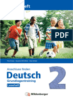 Anschluss Finden Deutsch 2 Grundlagentraining Leseheft