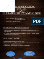 Water Purification and Water Treatment of Swimming Pool