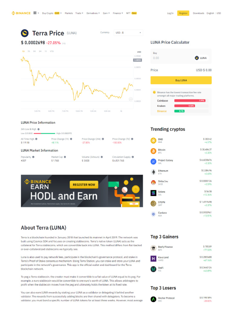 Binance UI | PDF