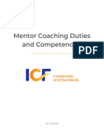 ICF Mentor Coaching Duties and Competencies