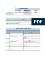 Descriptor de Cargo - Encargado (A) PAE