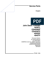 Despiece alternador motor John Deere