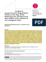 Banerjee Arjalies 2021 Celebrating The End of Enlightenment Organization Theory in The Age of The Anthropocene and Gaia