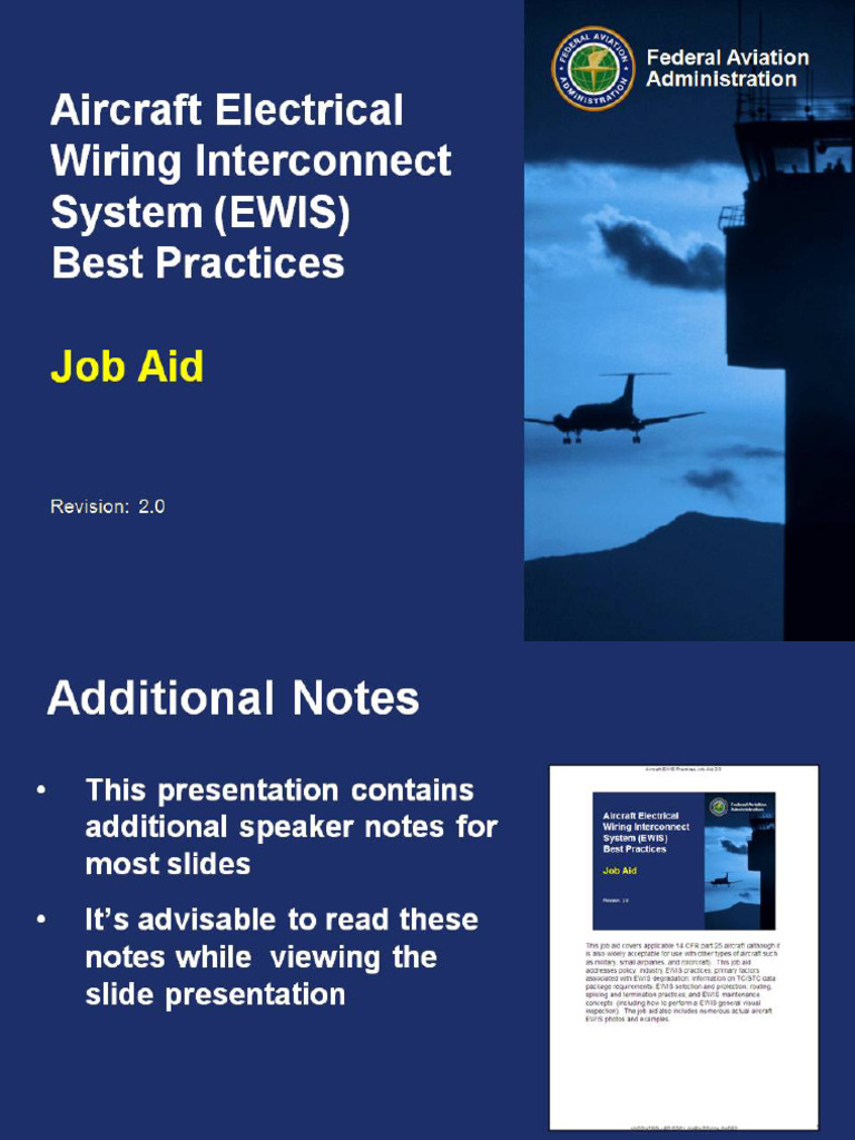 Aircraft Electrical Wiring Intercon Syst (EWIS) Best Practices | PDF