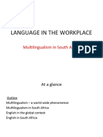 Lecture 1B Multilingualism in The Workplace Slides