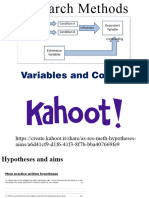 Variables and Control