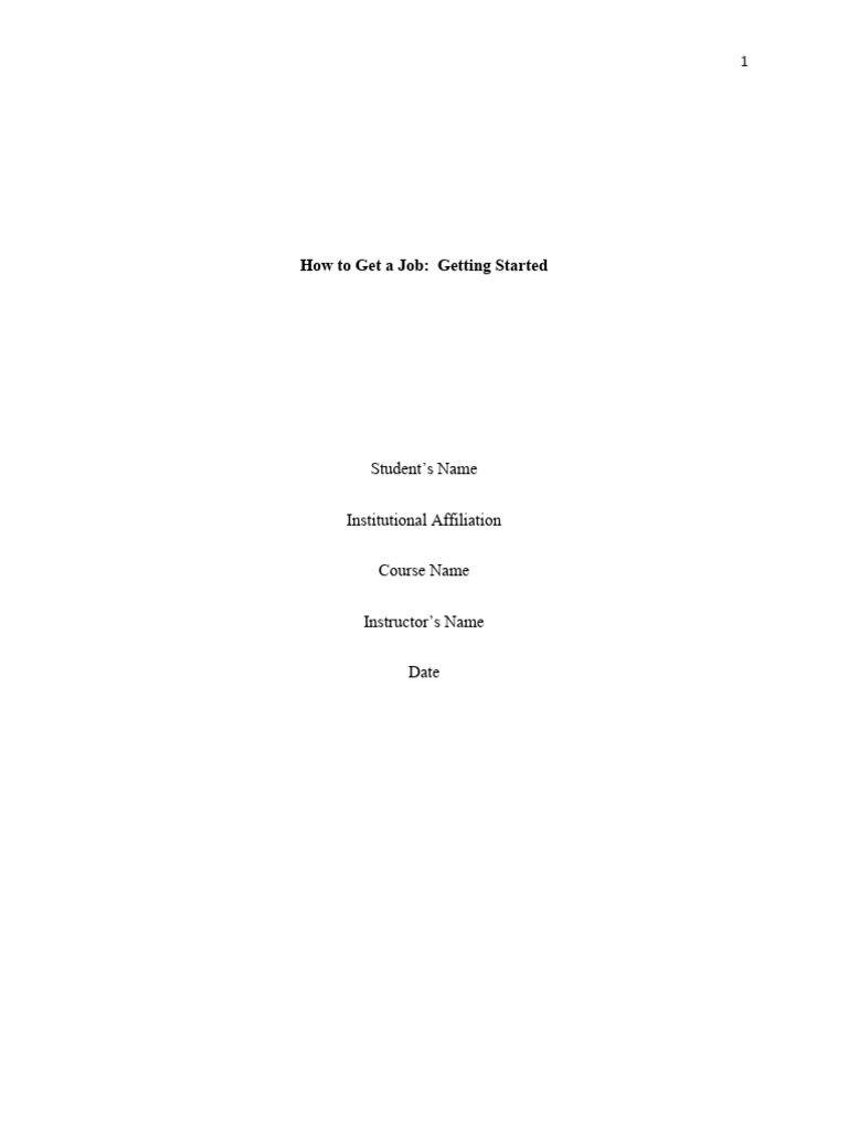 How to get a job getting started pdf alibaba group