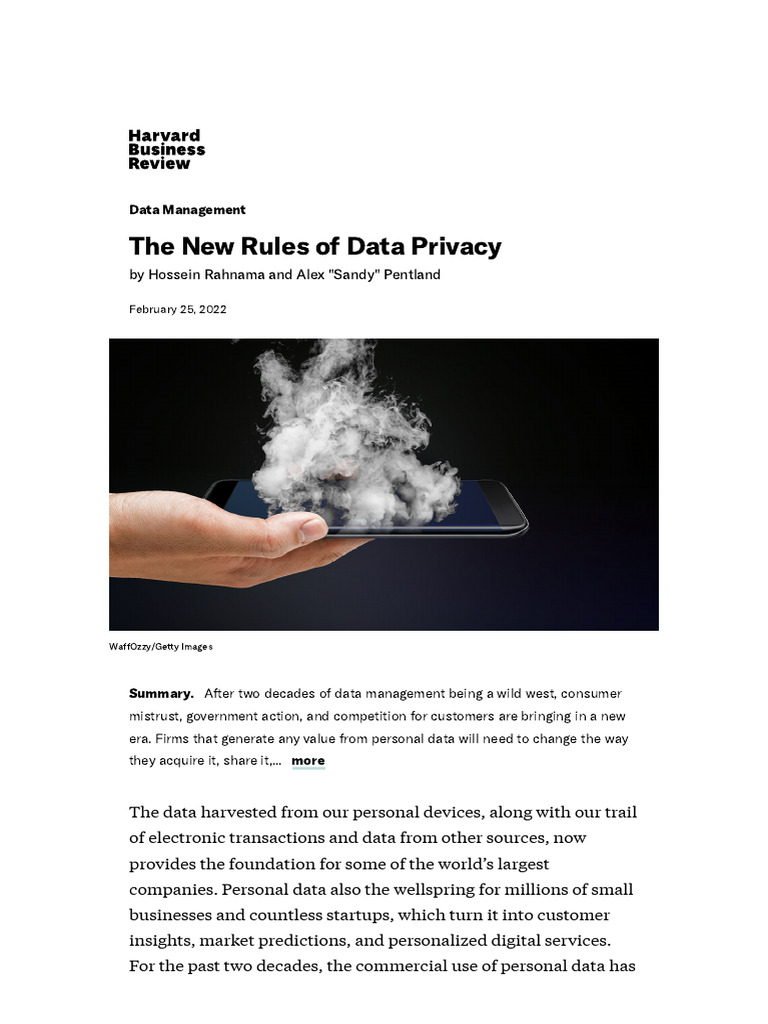 New Data Privacy Rules for Businesses PDF Privacy Business