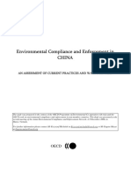 Environmental Compliance and Enforcement in  CHINA, OECD