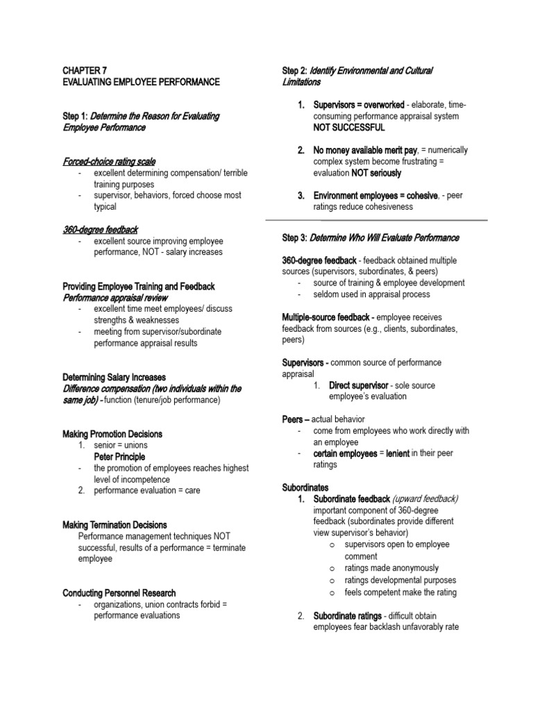 Chapter 7 | PDF | Performance Appraisal | Business