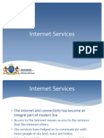 Network Technology -Networks- W1 L2 Internet Services