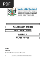 Grade 12 Development of Self in Society Core Notes | PDF | Stress ...