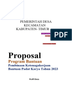 Format Draft Proposal Padat Karya NAKER