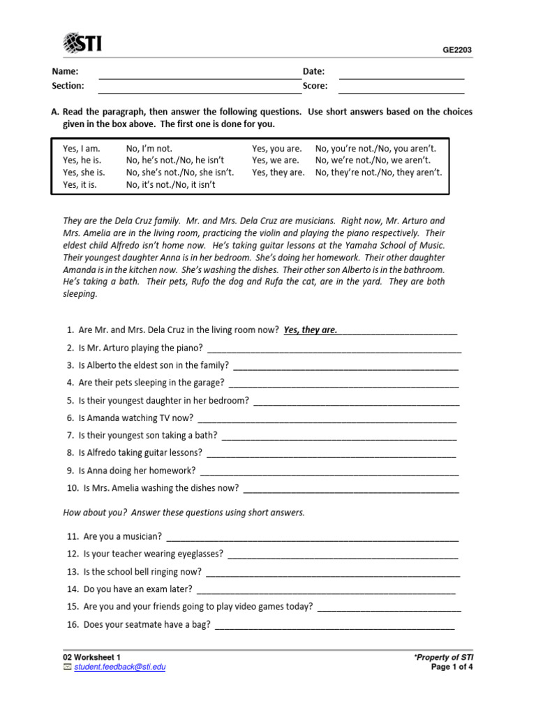 02 Worksheet 1 Pdf